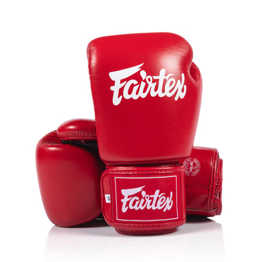 Fairtex BGV1C-PLUS Microfibre Boxing Gloves - Red