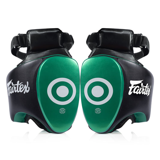 Fairtex TP5 Ultra Lite Thigh Pads - Black-Green