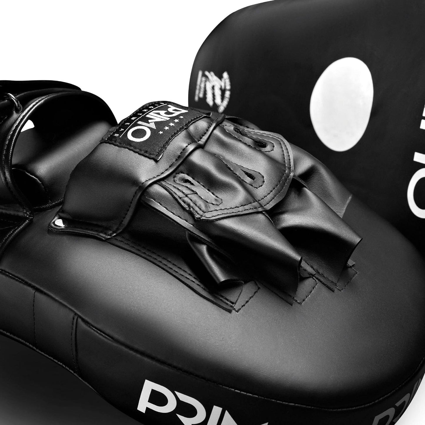 Black boxing pads with 'PRIME' branding on a white background
