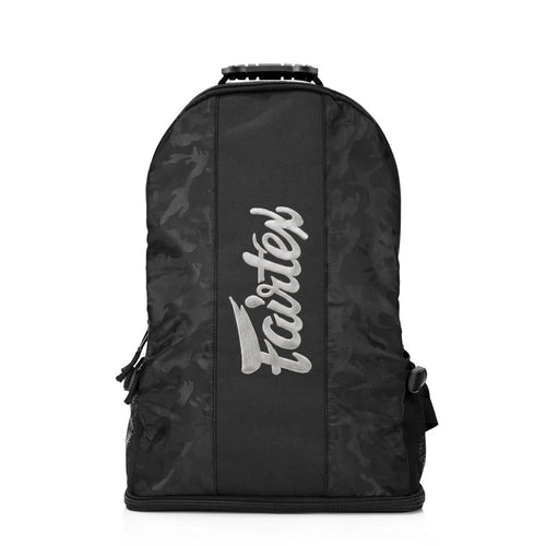 Fairtex BAG4 Rucksack Gym Bag Black-Silver Camo