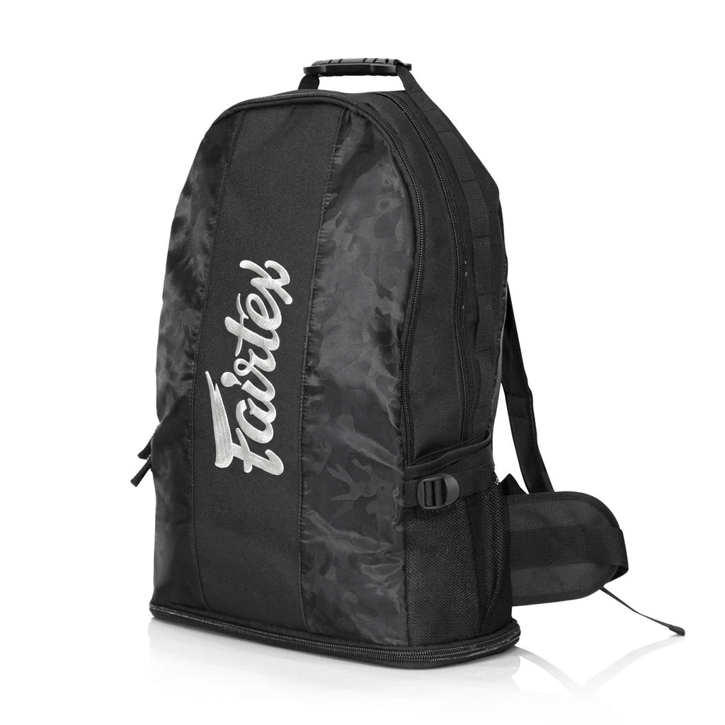 Fairtex BAG4 Rucksack Gym Bag Black-Silver Camo
