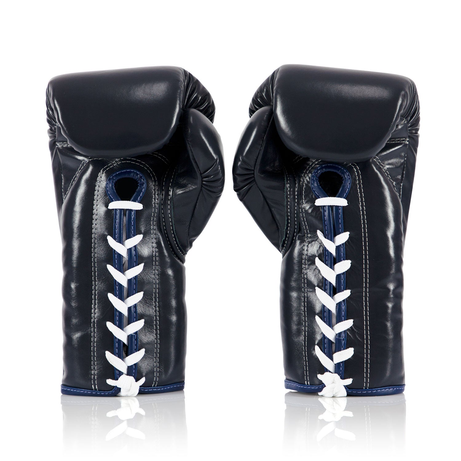 Fairtex BGL6 Lace-up Competition Boxing Gloves - Blue – Muaythai