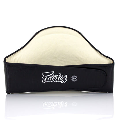 bpv1-fairtex-standard-leather-belly-pad-black-white-2