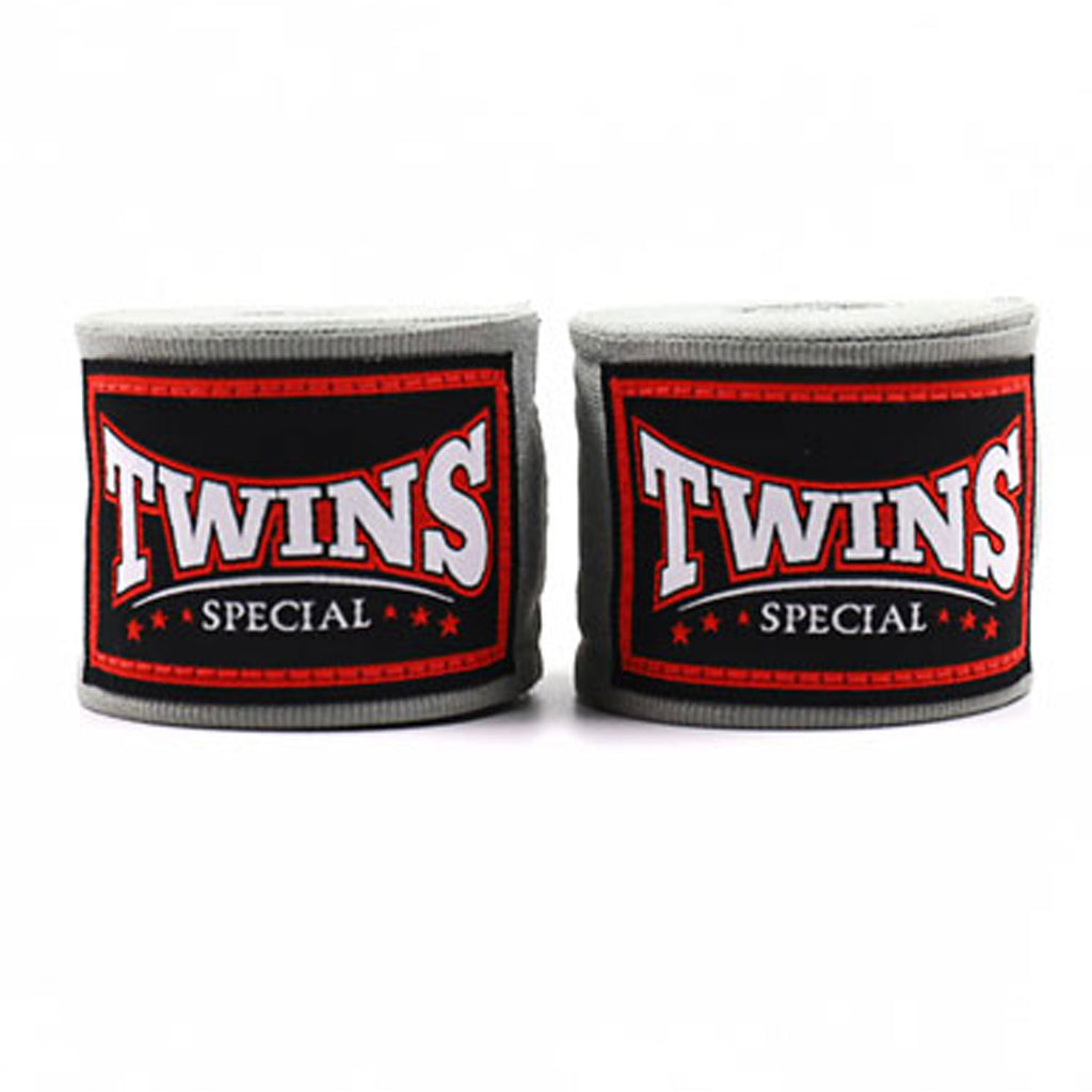 Twins Special CH5 4.5m Elastic Handwraps - Grey