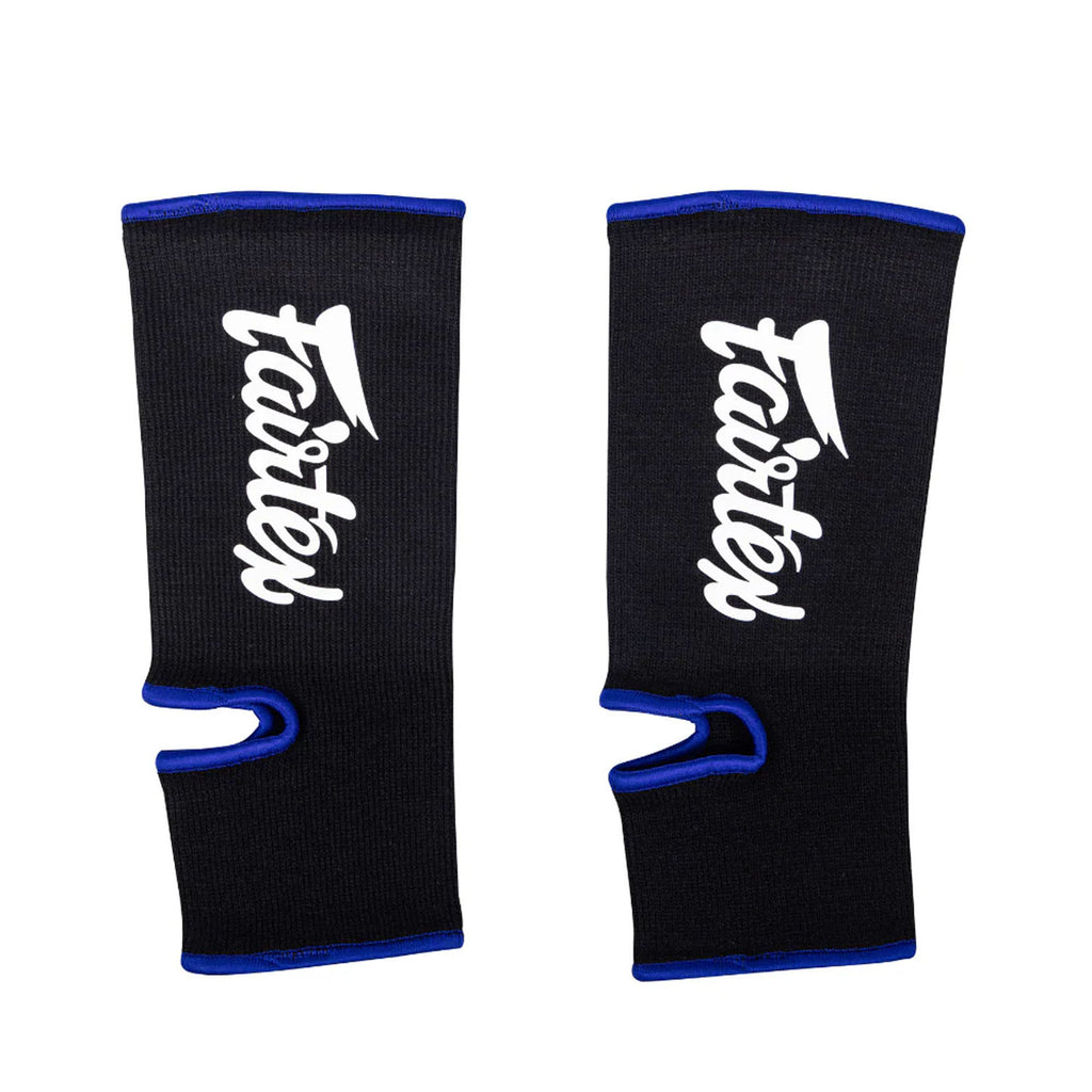 Fairtex AS3 Ankle Supports (Sized) - Black-Blue