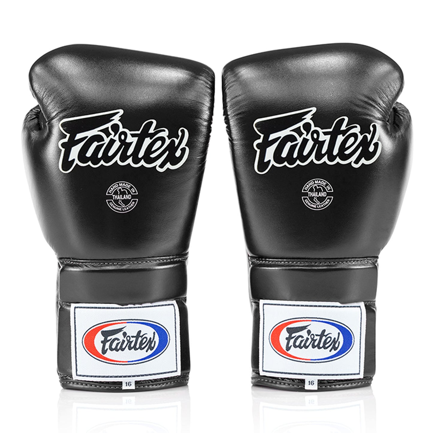 Fairtex BGL3 Lace-up Sparring Gloves - Black