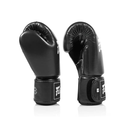 Fairtex BGV1C-PLUS Microfibre Boxing Gloves - Black