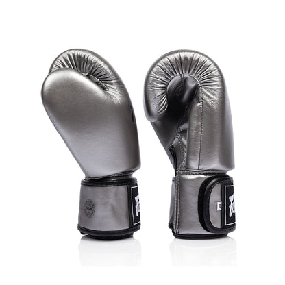 Fairtex BGV1C-PLUS Microfibre Boxing Gloves - Gun Metallic