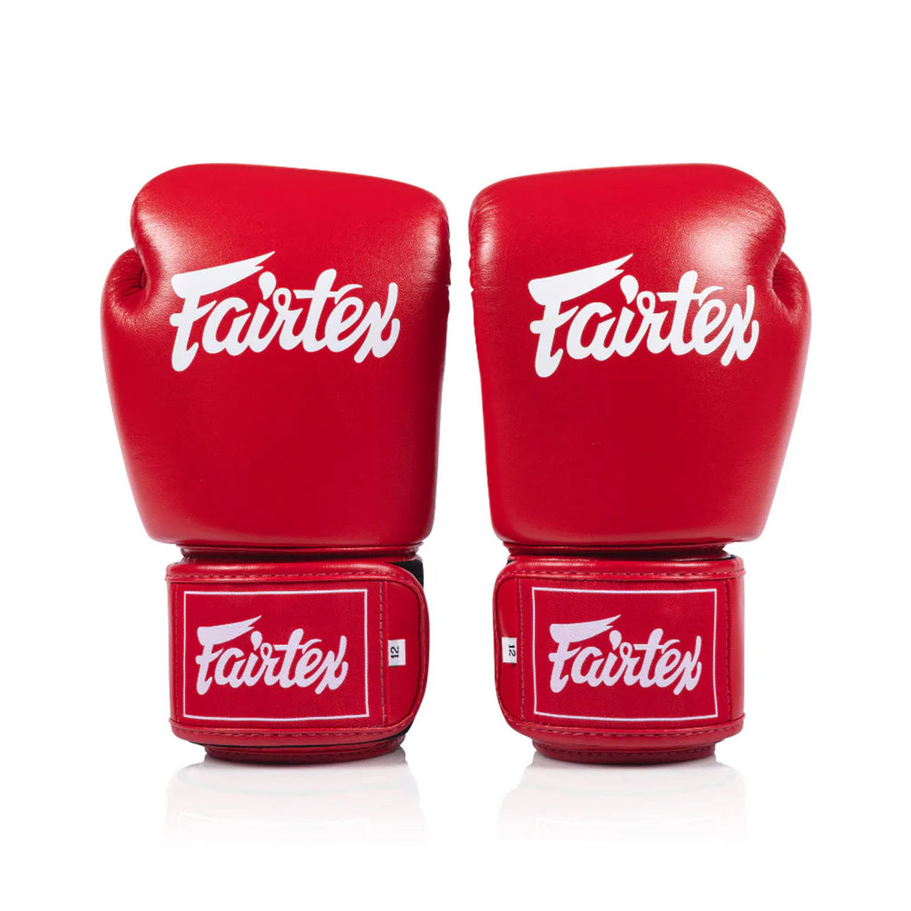 Fairtex BGV1C-PLUS Microfibre Boxing Gloves - Red