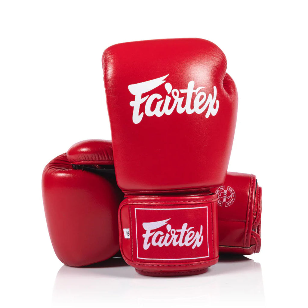 Fairtex BGV1C-PLUS Microfibre Boxing Gloves - Red