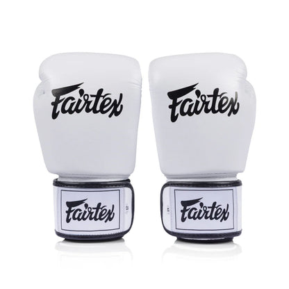 Fairtex BGV1C-PLUS Microfibre Boxing Gloves - White