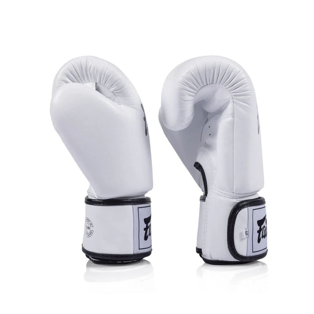 Fairtex BGV1C-PLUS Microfibre Boxing Gloves - White