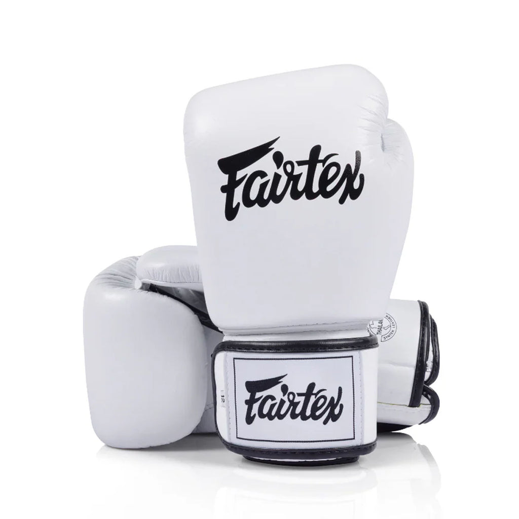 Fairtex BGV1C-PLUS Microfibre Boxing Gloves - White
