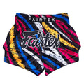 Fairtex BS1956 Muaythai Shorts - Colourful (Vertical)