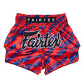 Fairtex BS1958 Muaythai Shorts - Red-Blue