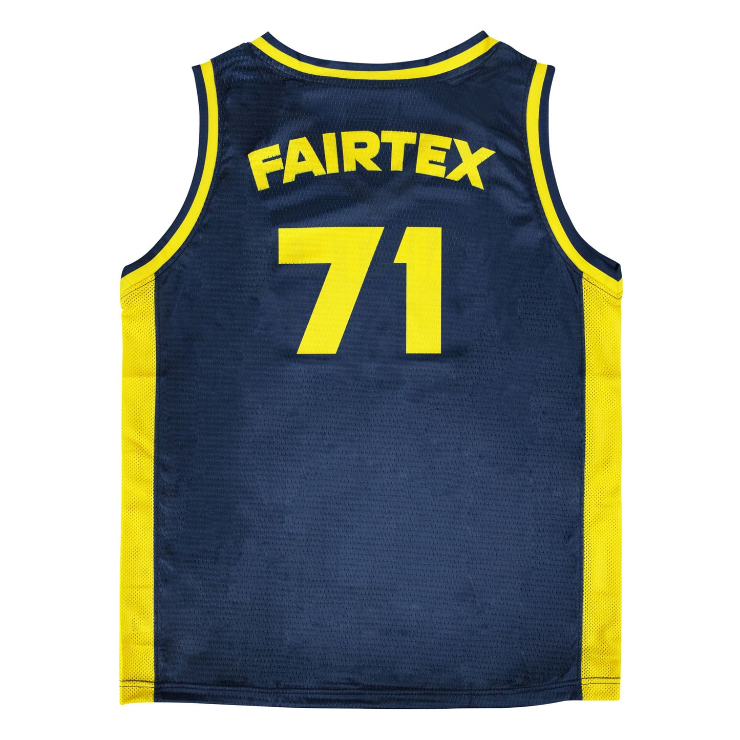 Fairtex JS27 Basketball Jersey - Navy-Yellow