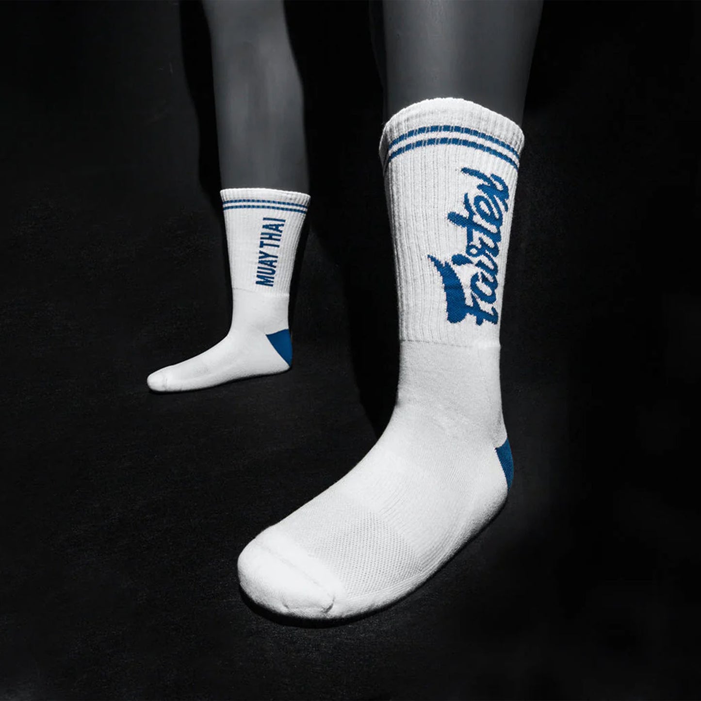 Fairtex Sports Socks White-Blue