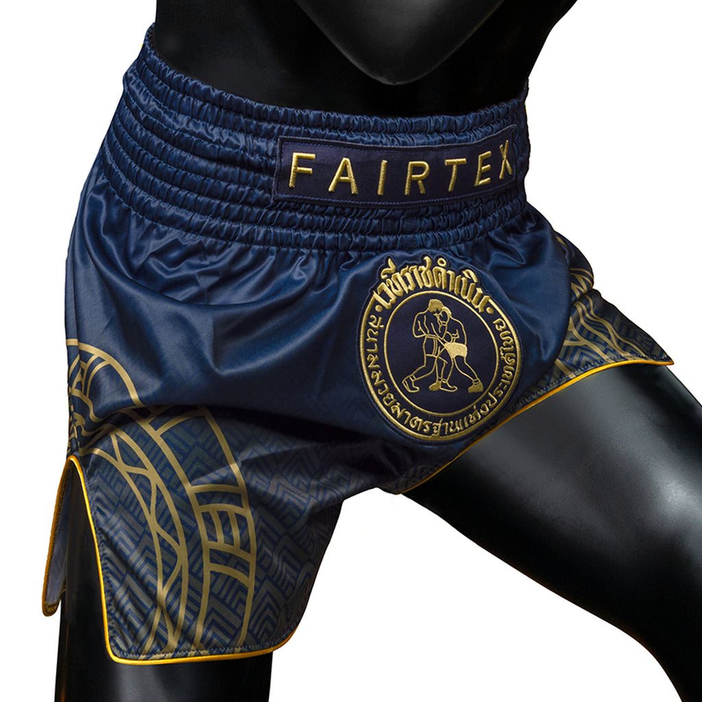 Fairtex x Rajadamnern Muay Thai Shorts - BS-RAJ01 - Navy