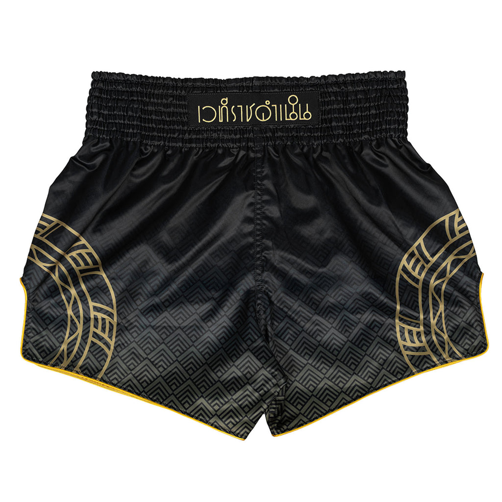 Fairtex x Rajadamnern Muay Thai Shorts - BS-RAJ02 - Black