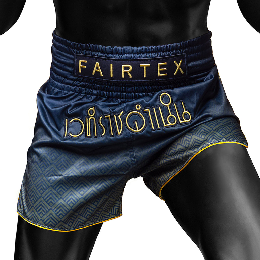 Fairtex x Rajadamnern Muay Thai Shorts - BS-RAJ03 - Navy