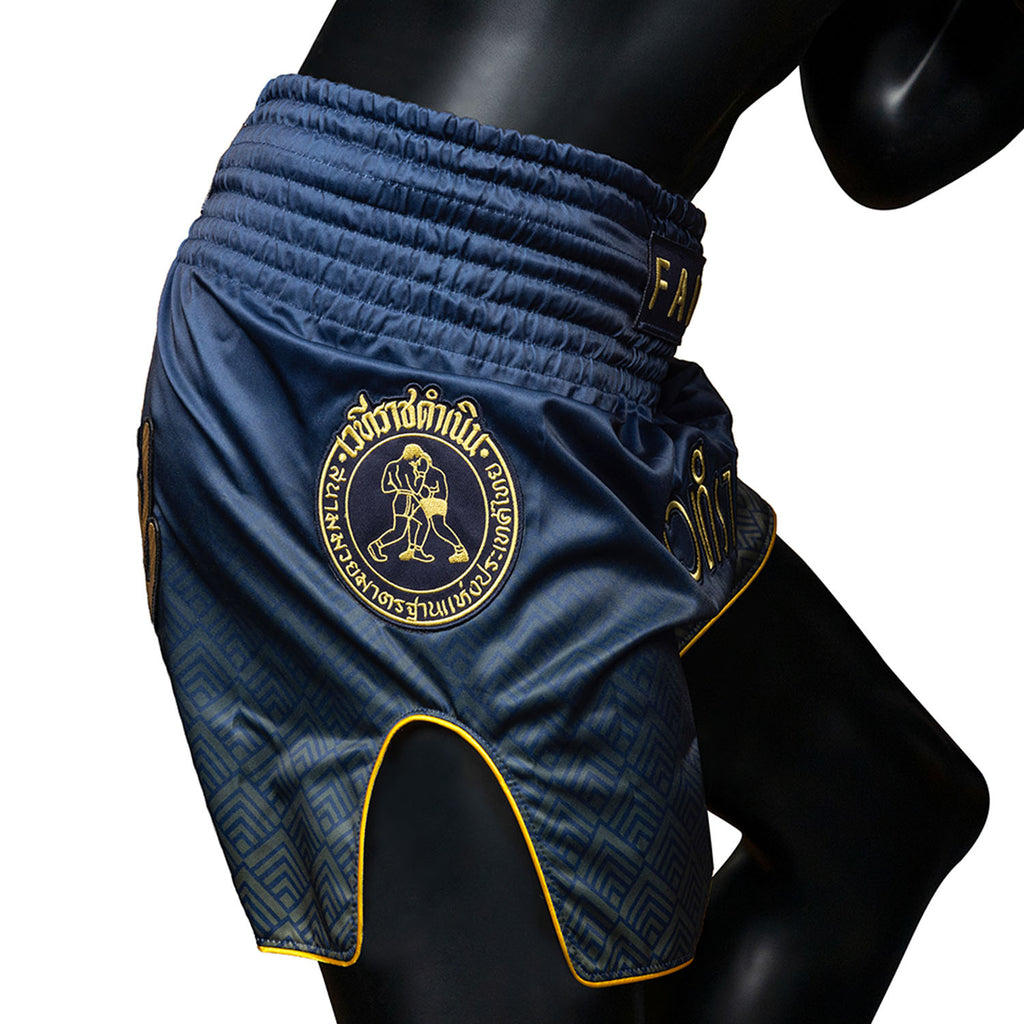 Fairtex x Rajadamnern Muay Thai Shorts - BS-RAJ03 - Navy
