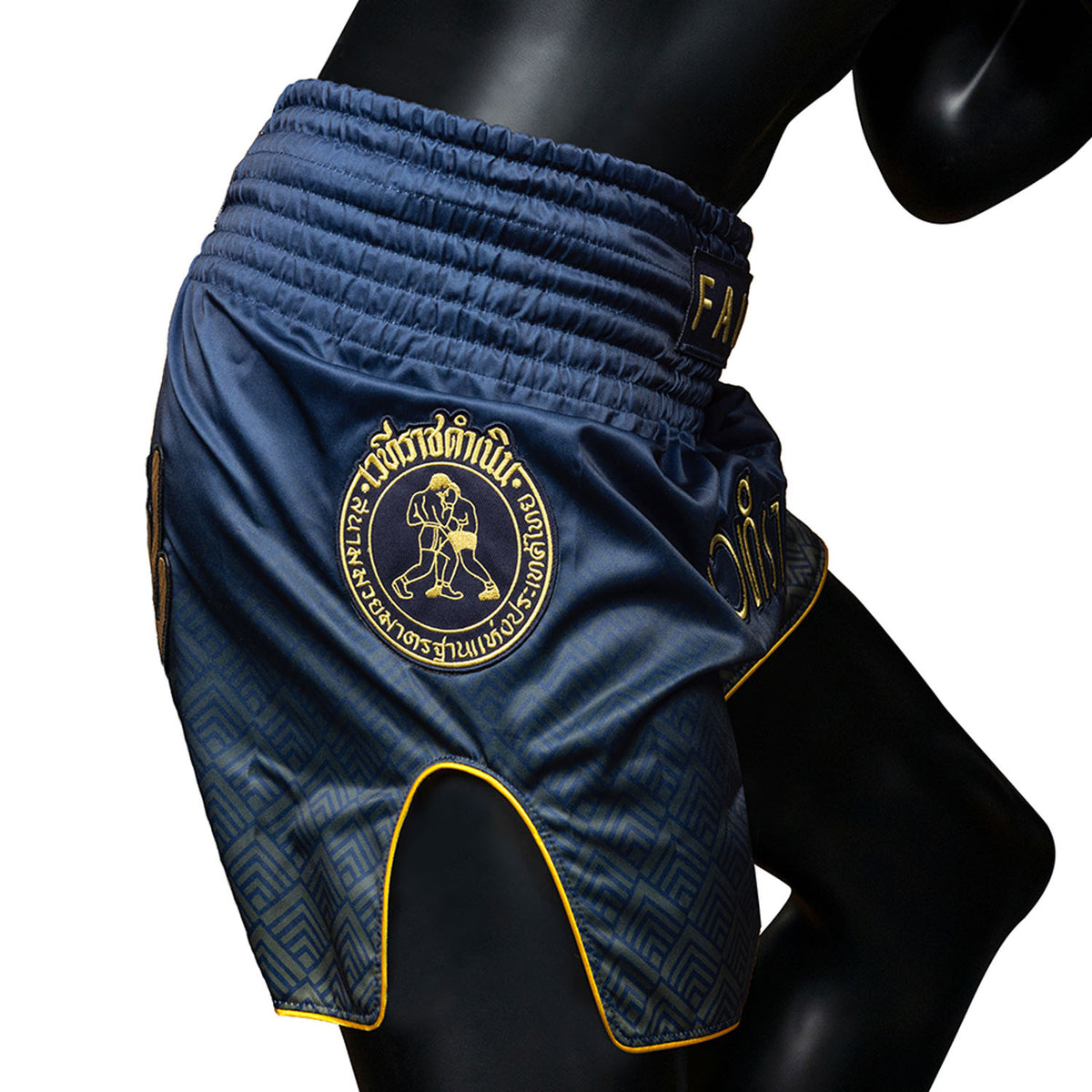 Fairtex x Rajadamnern Muay Thai Shorts - BS-RAJ03 - Navy