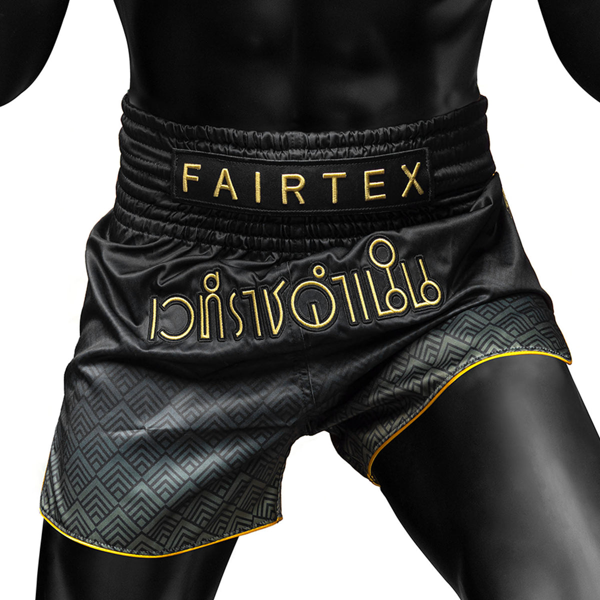 Fairtex x Rajadamnern Muay Thai Shorts - BS-RAJ04 - Black