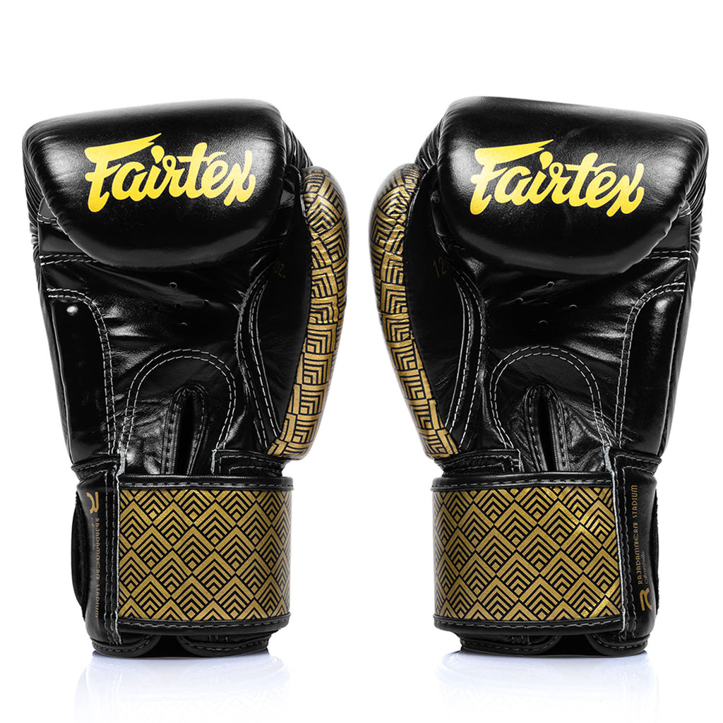 Fairtex X Rajadamnern Premium Boxing Gloves - Black