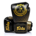 Fairtex X Rajadamnern Premium Boxing Gloves - Black
