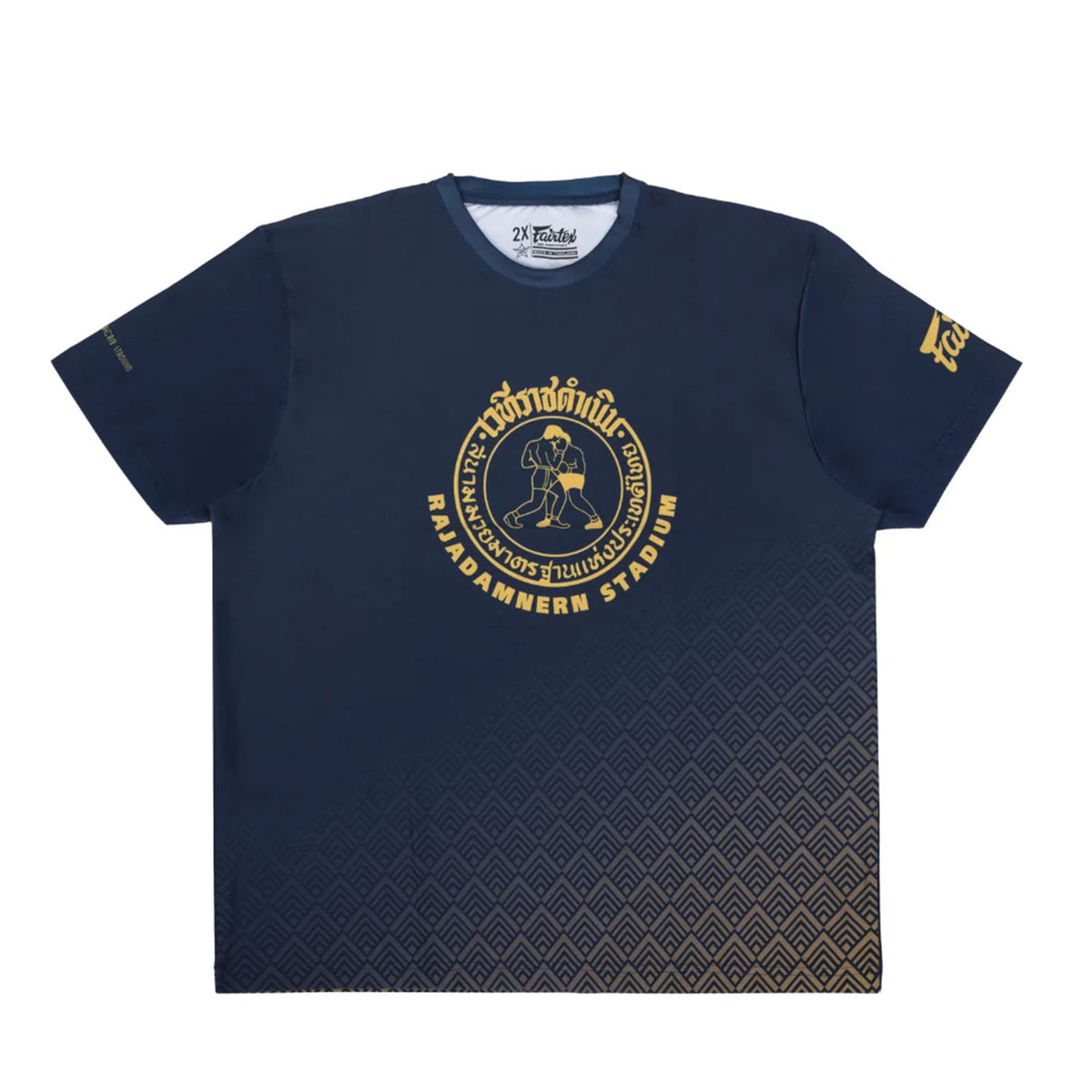 Fairtex x Rajadamnern T-Shirt - Navy/Gold