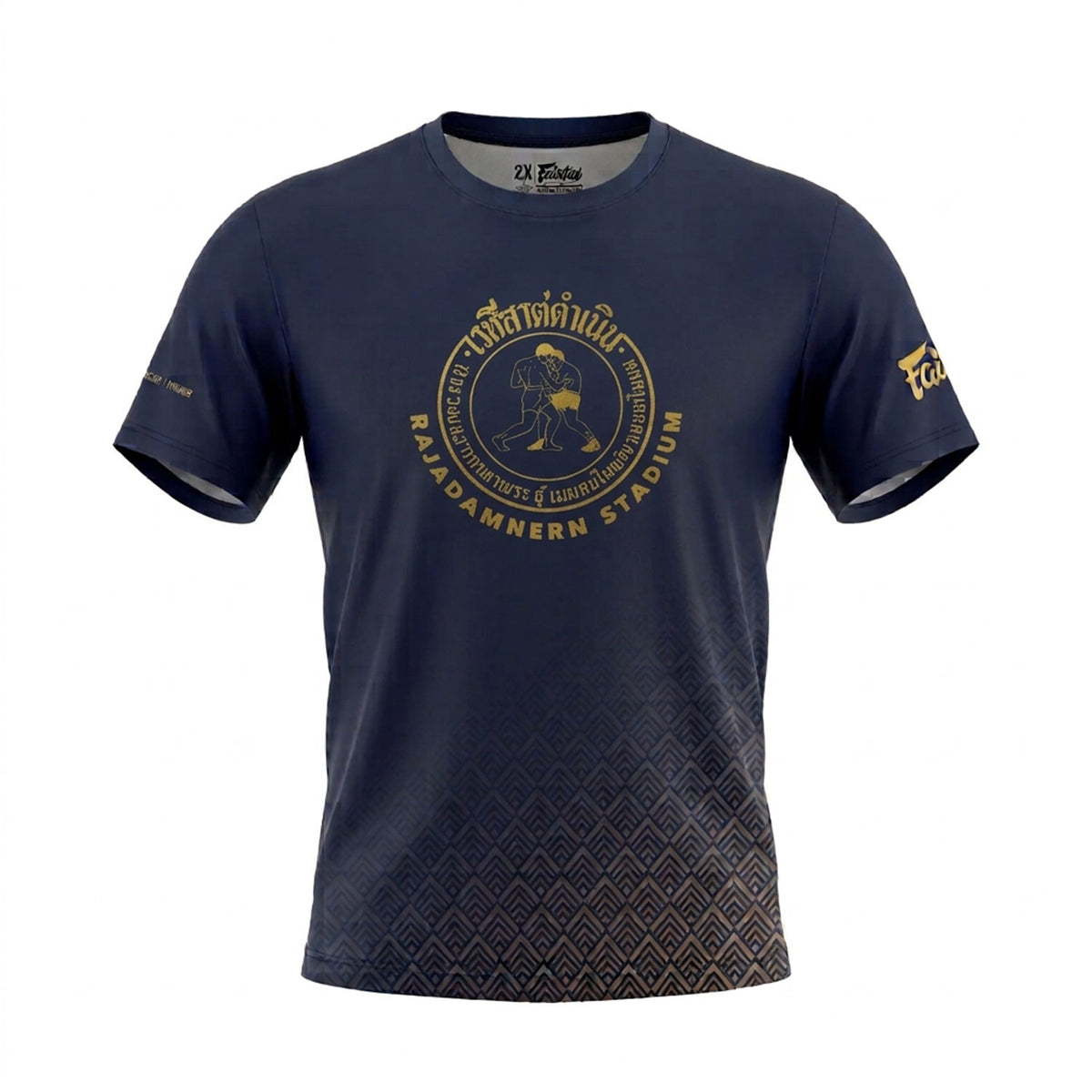 Fairtex x Rajadamnern T-Shirt - Navy/Gold