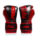Fairtex X RWS BGVR1 Velcro Boxing Gloves - Black-Red