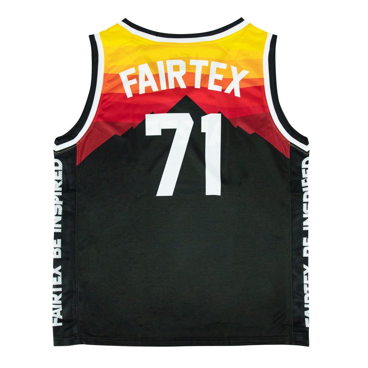 Fairtex JS26 Basketball Jersey - Black-Orange