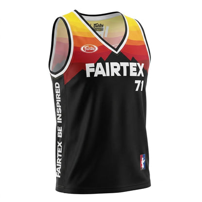 JS26 Fairtex Basketball Jersey Black-Orange