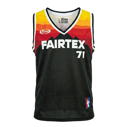 JS26 Fairtex Basketball Jersey Black-Orange