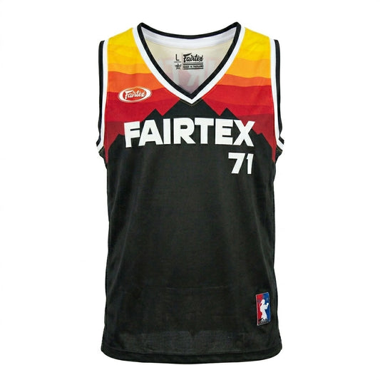 JS26 Fairtex Basketball Jersey Black-Orange