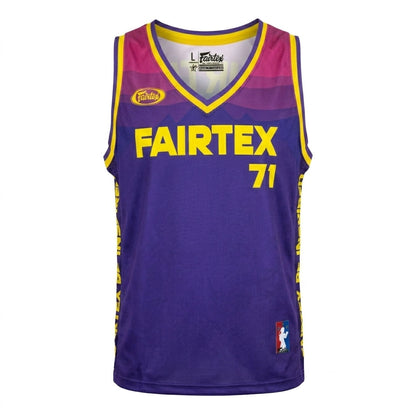 JS26 Fairtex Basketball Jersey Purple-Yellow