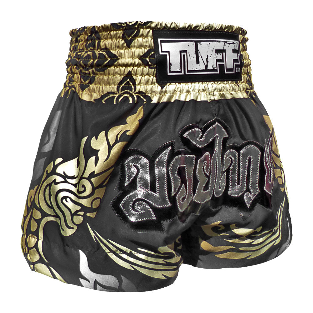 ms631-tuff-muay-thai-shorts-thai-king-of-naga-black-3