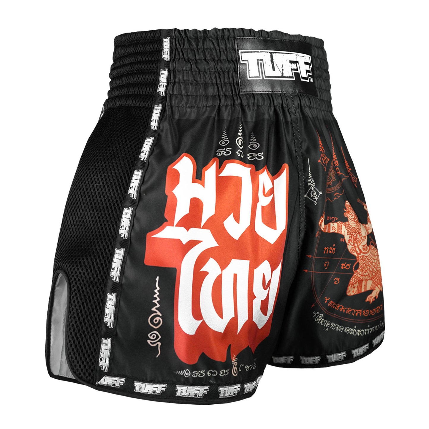 msc102-tuff-muaythai-shorts-retro-style-hanuman-flying-raising-the-flag-4