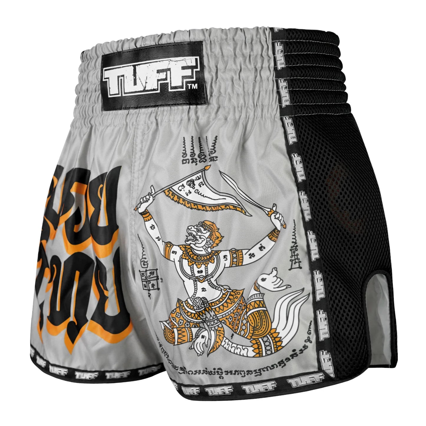 msc118-tuff-muaythai-shorts-retro-style-hanuman-yantra-with-war-flag-2