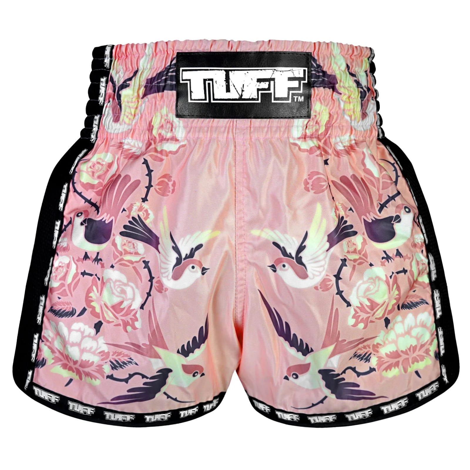 msc123-tuff-muaythai-shorts-retro-style-pink-birds-with-roses