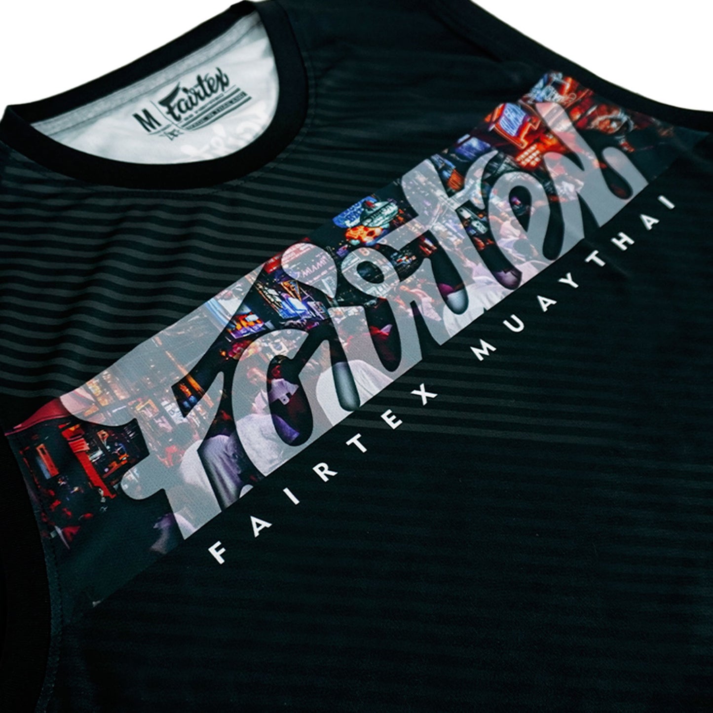 Fairtex MTT40 Tank Top - Pattaya Nightlife - Black