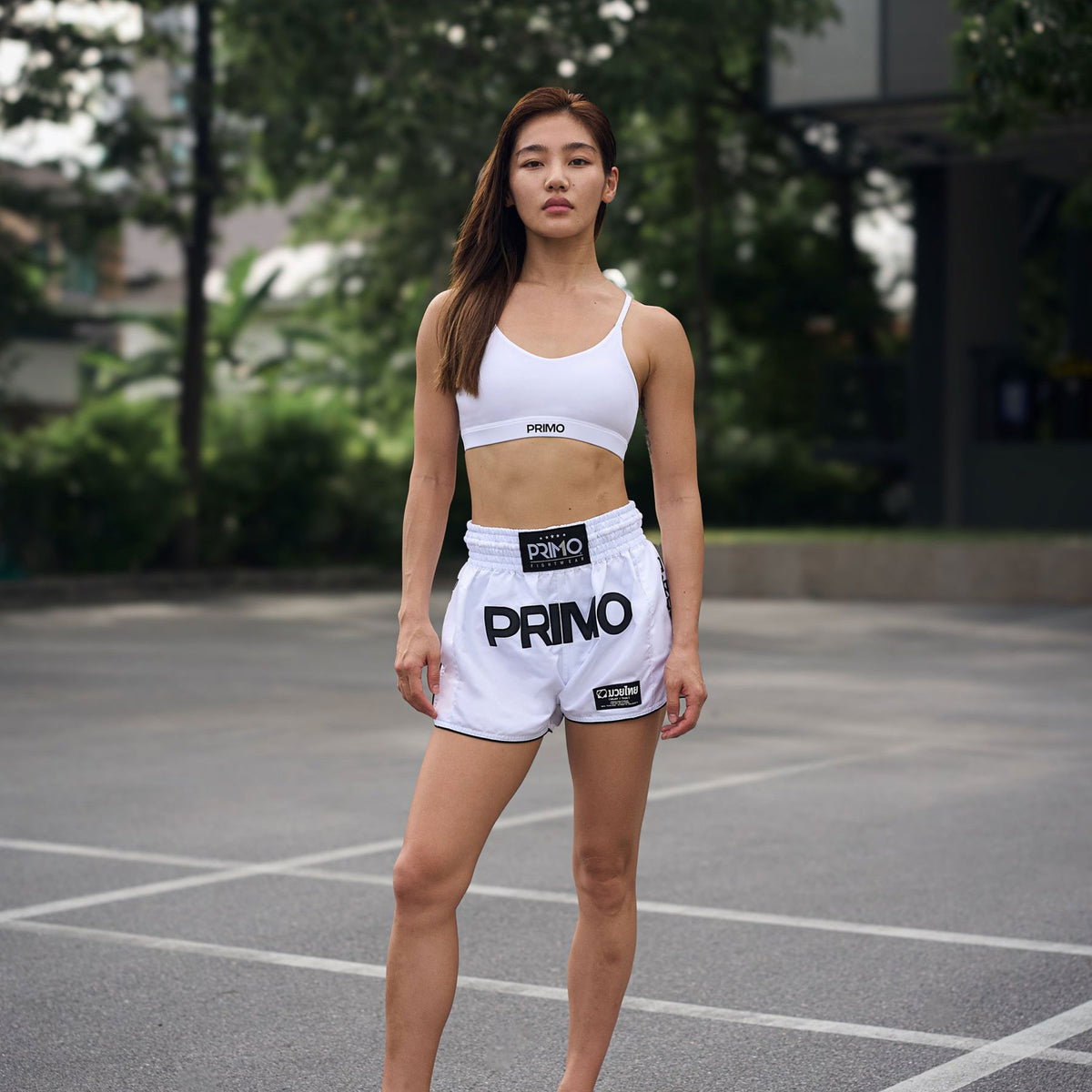 Primo Sports Bra - Infinity - White
