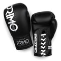 Primo Mamba Series Pro Lace-Up Boxing Gloves - Black