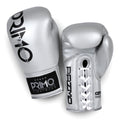 Primo Mamba Series Pro Lace-Up Boxing Gloves - Silver