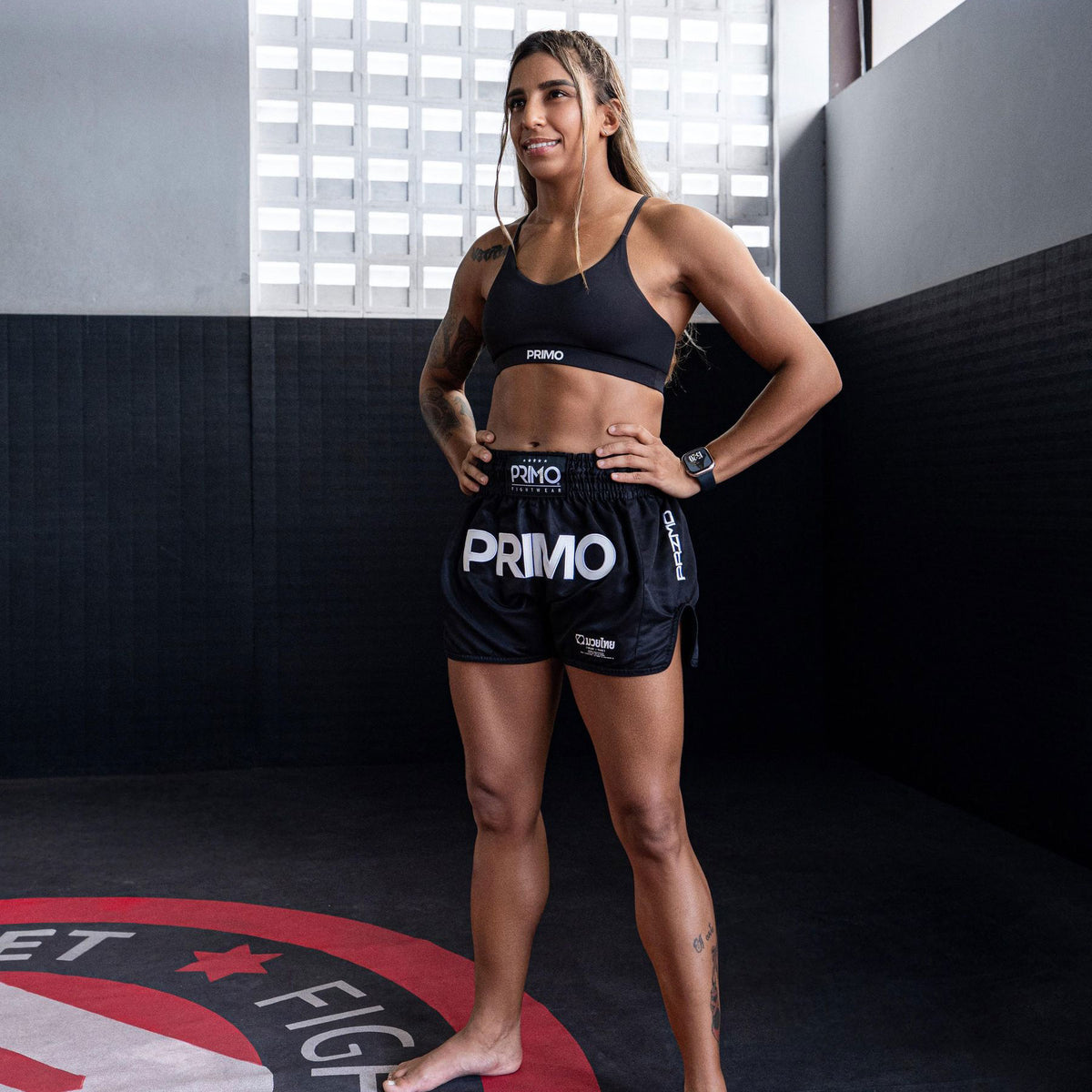 Primo Muay Thai Shorts - Mamba Series - Black