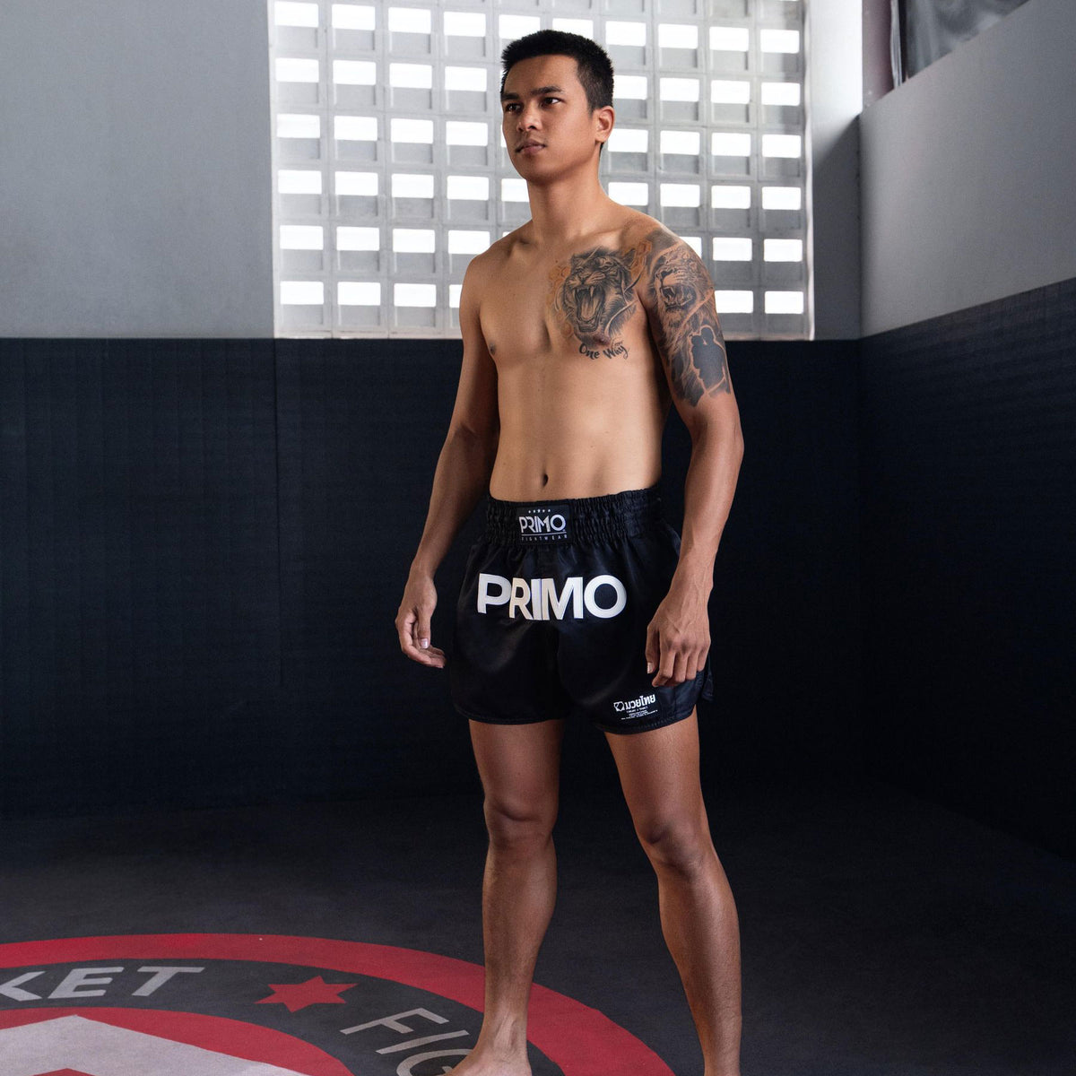 Primo Muay Thai Shorts - Mamba Series - Black
