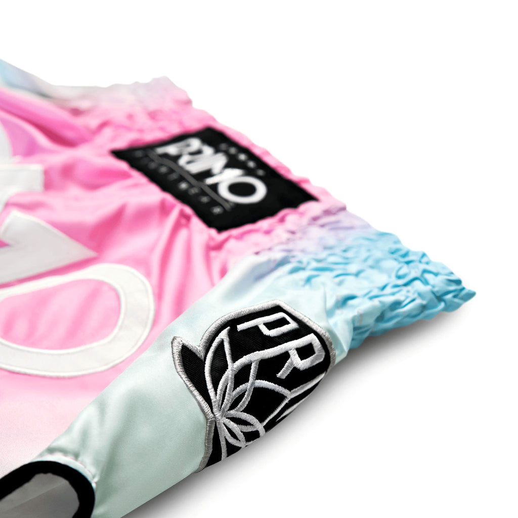 Colorful boxing gloves with 'PROMO' branding on a white background