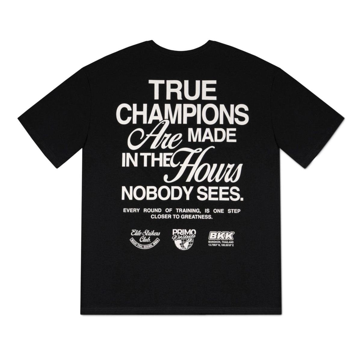 Primo T-Shirt - True Champions - Black