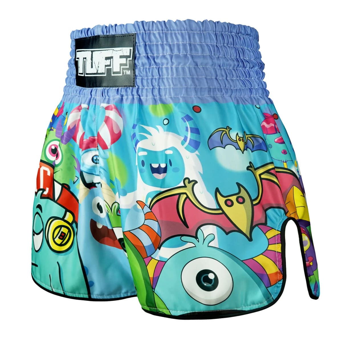 rms104-tuff-kids-muay-thai-shorts-party-monster-2